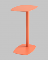 Журнальный столик Eanna L, металл, коралловый