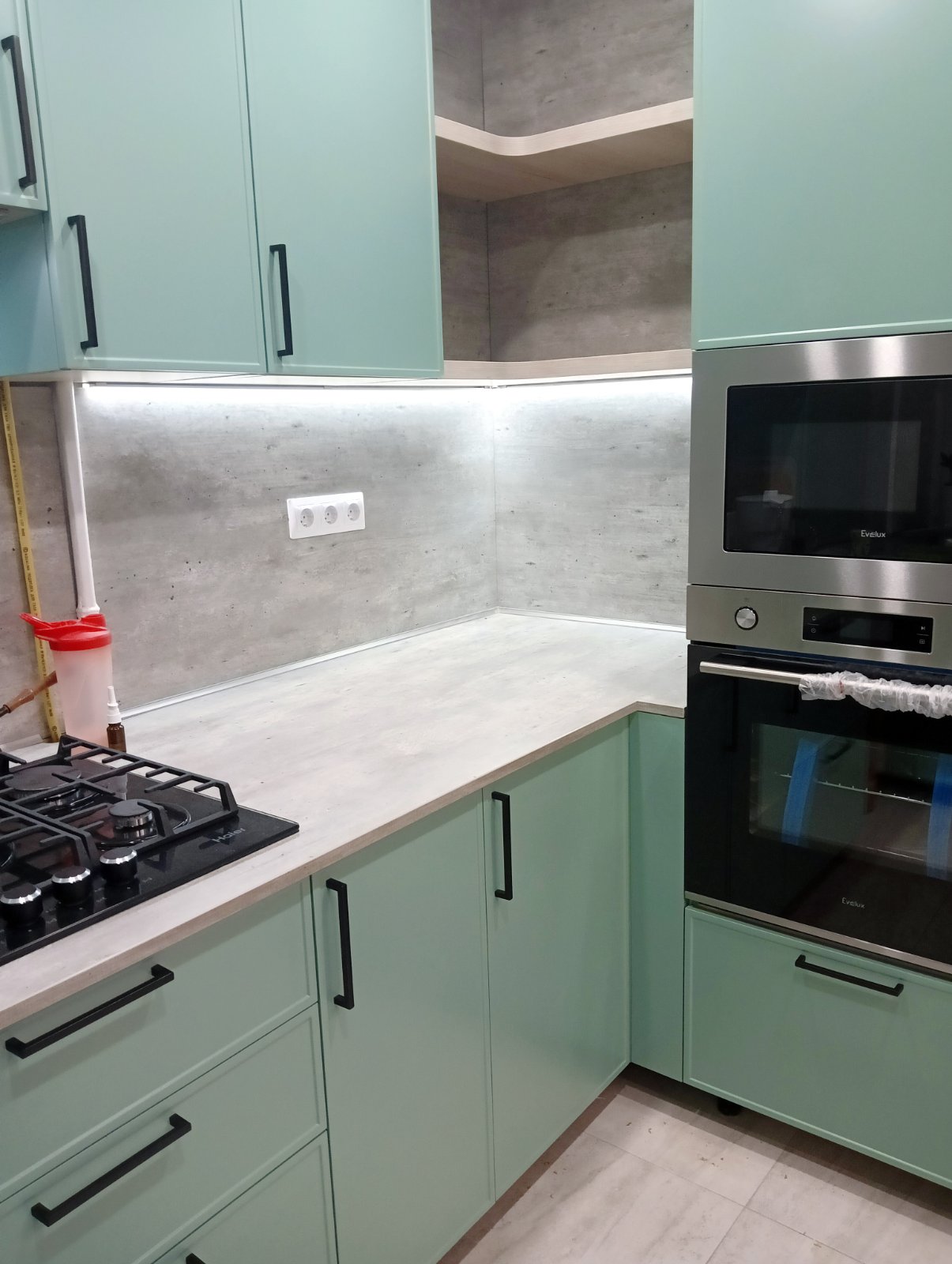 Кухня голубая мечта 4