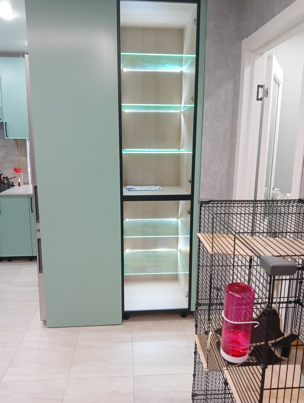 Кухня голубая мечта 6