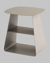 Журнальный столик Leyre, металл, серый