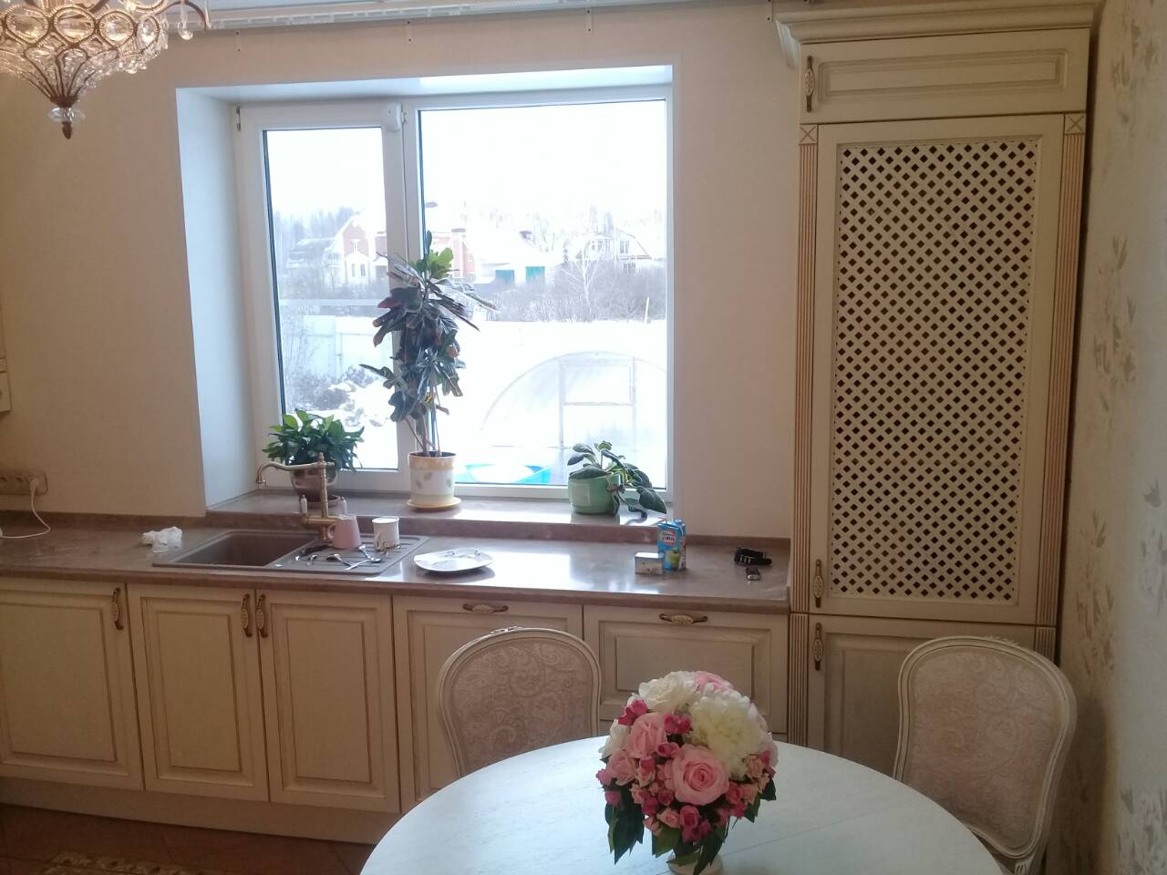 Кухня в частном доме 3