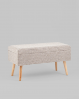 Банкетка Сторми с ящиком, серый