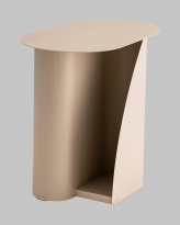 Журнальный столик Yvaine, металл, бежевый