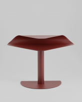 Журнальный столик Корни/Cornea, металл, бордовый